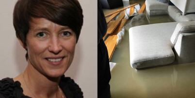 Da Pia kikket ut vinduet søndag morgen fikk hun sjokk: - Det var en elv i hagen